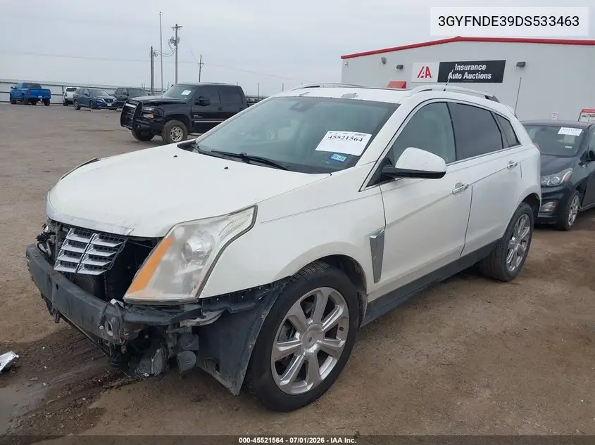 2013 Cadillac Srx Performance Collection VIN: 3GYFNDE39DS533463 Lot: 45521564