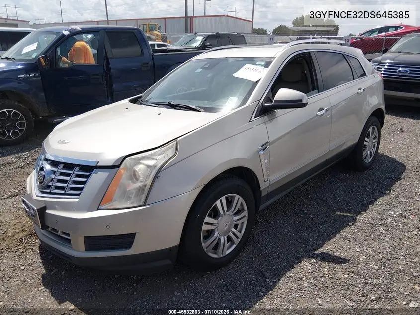2013 Cadillac Srx Luxury Collection VIN: 3GYFNCE32DS645385 Lot: 45532803