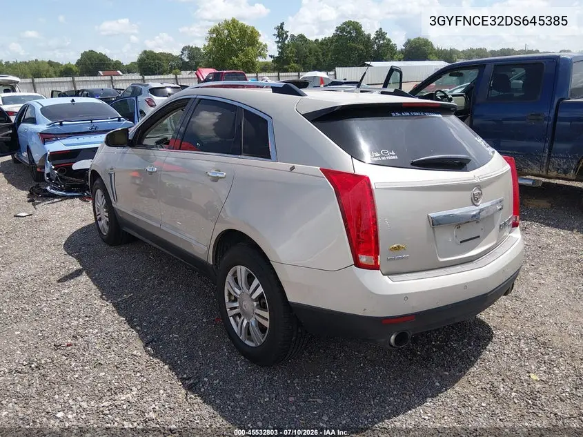 2013 Cadillac Srx Luxury Collection VIN: 3GYFNCE32DS645385 Lot: 45532803