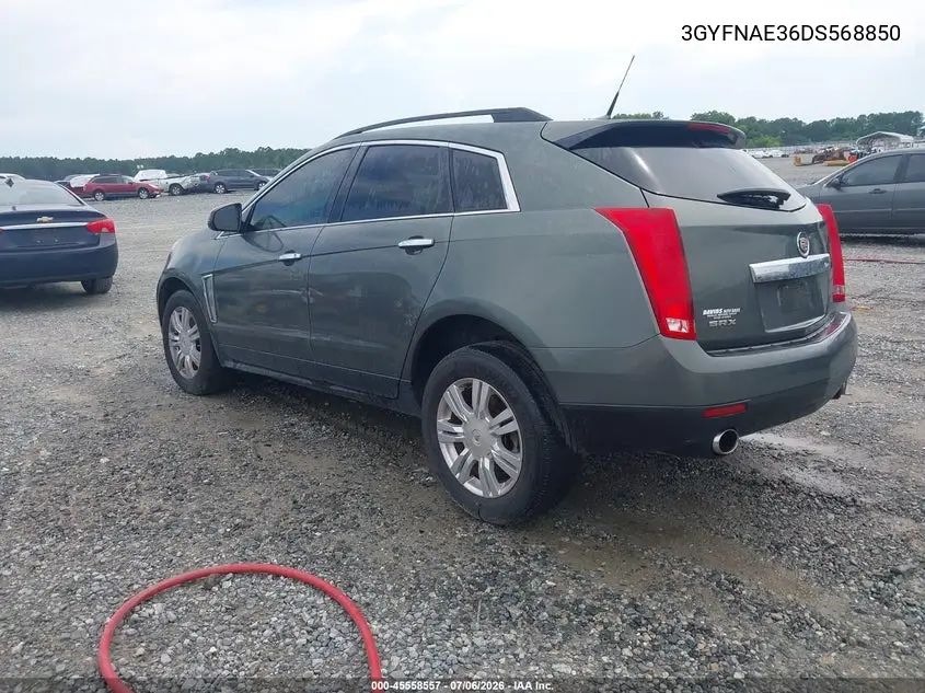 2013 Cadillac Srx Standard VIN: 3GYFNAE36DS568850 Lot: 45558557
