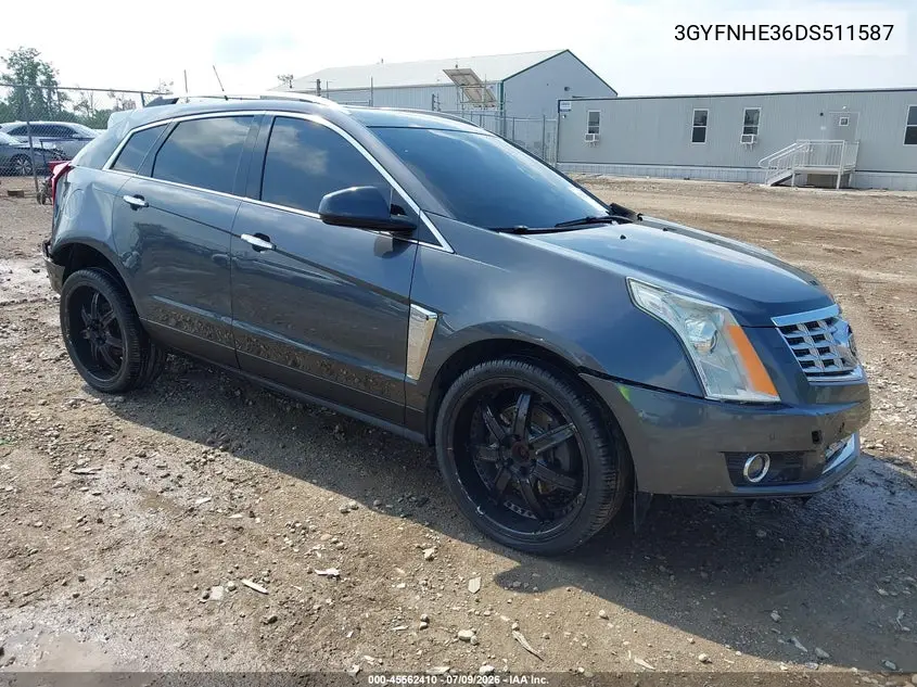 2013 Cadillac Srx Performance Collection VIN: 3GYFNHE36DS511587 Lot: 45562410