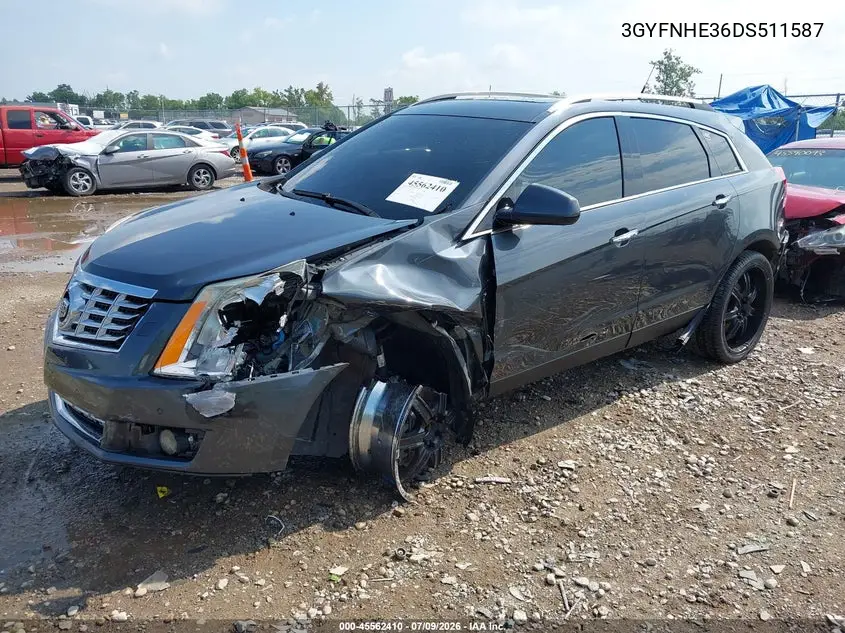 2013 Cadillac Srx Performance Collection VIN: 3GYFNHE36DS511587 Lot: 45562410