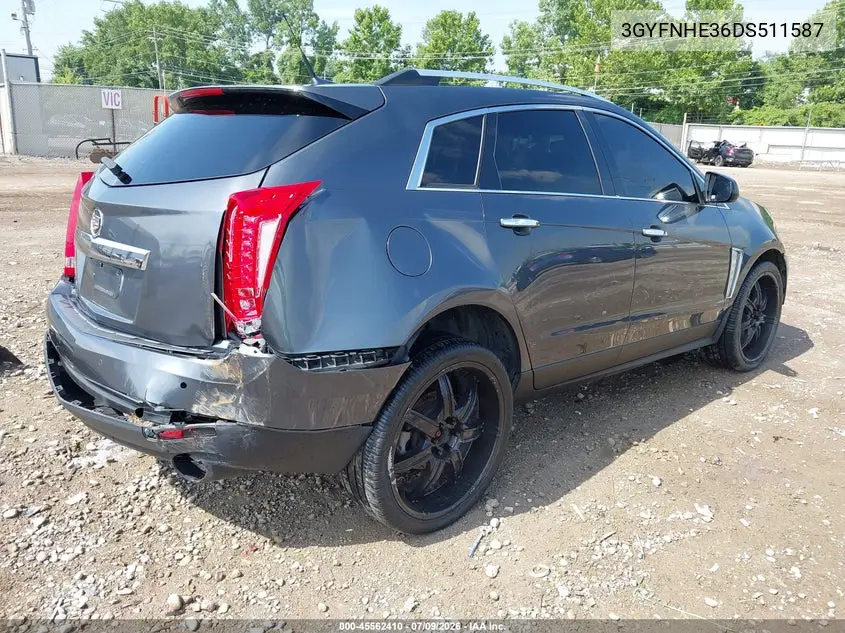 2013 Cadillac Srx Performance Collection VIN: 3GYFNHE36DS511587 Lot: 45562410