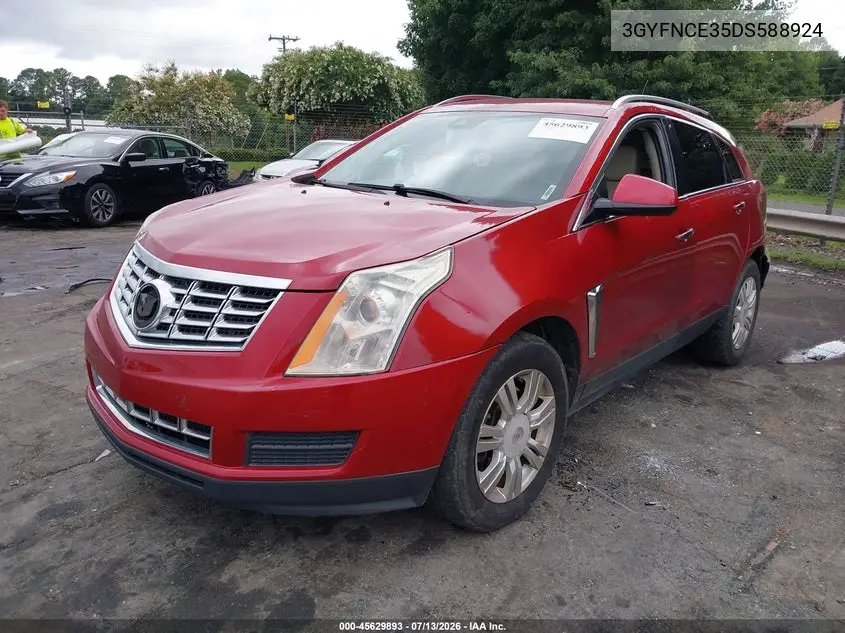 2013 Cadillac Srx Luxury Collection VIN: 3GYFNCE35DS588924 Lot: 45629893