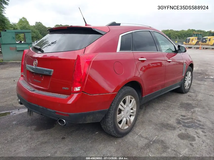2013 Cadillac Srx Luxury Collection VIN: 3GYFNCE35DS588924 Lot: 45629893