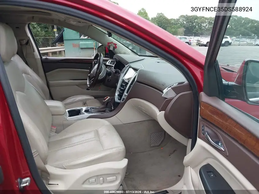 2013 Cadillac Srx Luxury Collection VIN: 3GYFNCE35DS588924 Lot: 45629893