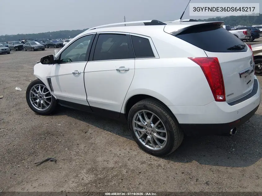 2013 Cadillac Srx Performance Collection VIN: 3GYFNDE36DS645217 Lot: 45638135