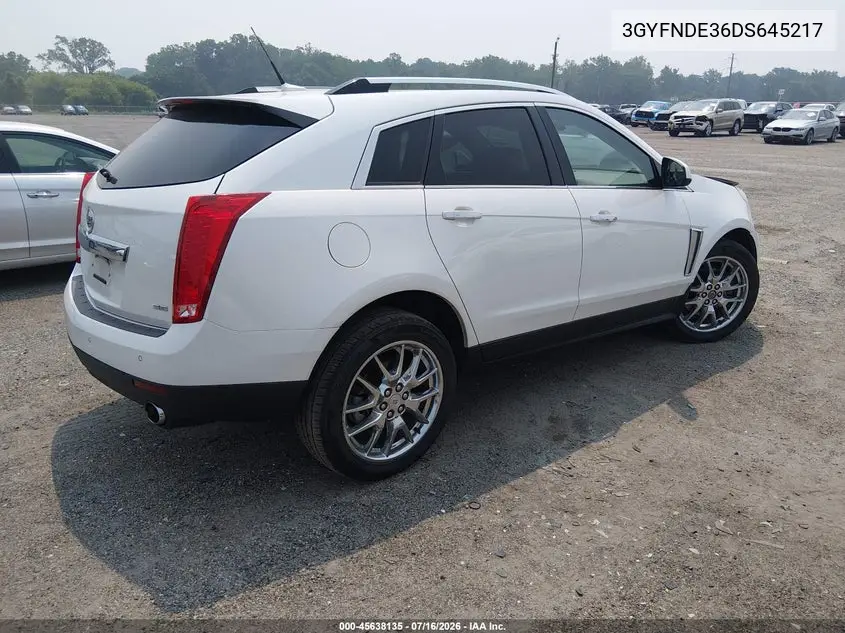 2013 Cadillac Srx Performance Collection VIN: 3GYFNDE36DS645217 Lot: 45638135