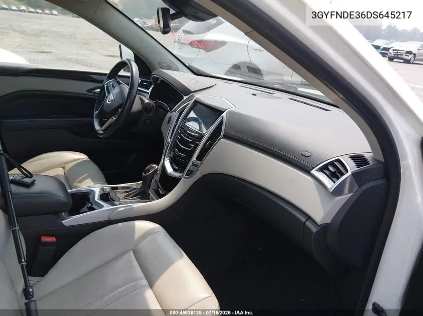 2013 Cadillac Srx Performance Collection VIN: 3GYFNDE36DS645217 Lot: 45638135