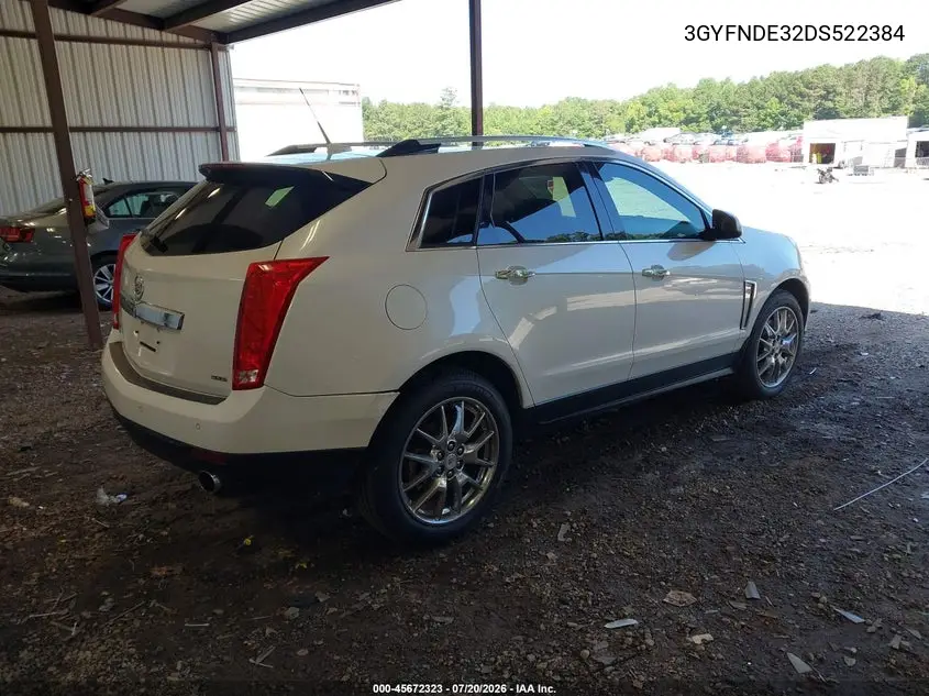 2013 Cadillac Srx Performance Collection VIN: 3GYFNDE32DS522384 Lot: 45672323