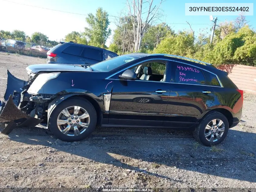 3GYFNEE30ES524402 2014 Cadillac Srx Luxury Collection