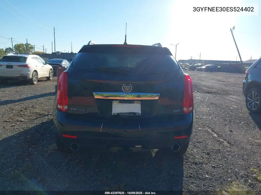 3GYFNEE30ES524402 2014 Cadillac Srx Luxury Collection