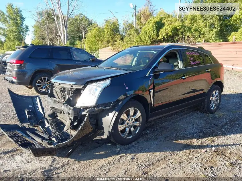 3GYFNEE30ES524402 2014 Cadillac Srx Luxury Collection