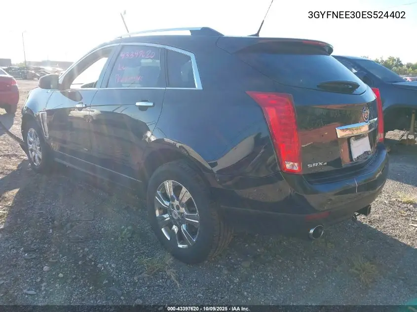 3GYFNEE30ES524402 2014 Cadillac Srx Luxury Collection