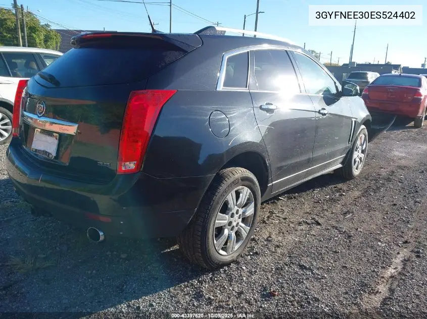 3GYFNEE30ES524402 2014 Cadillac Srx Luxury Collection