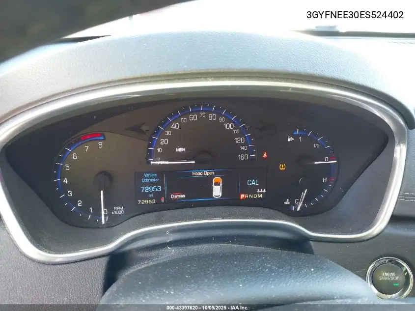 3GYFNEE30ES524402 2014 Cadillac Srx Luxury Collection