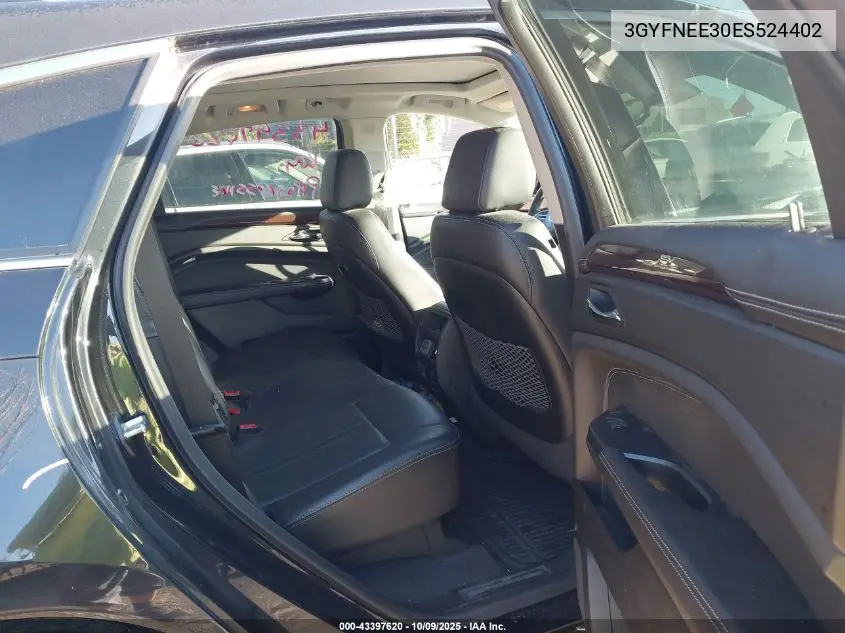 3GYFNEE30ES524402 2014 Cadillac Srx Luxury Collection