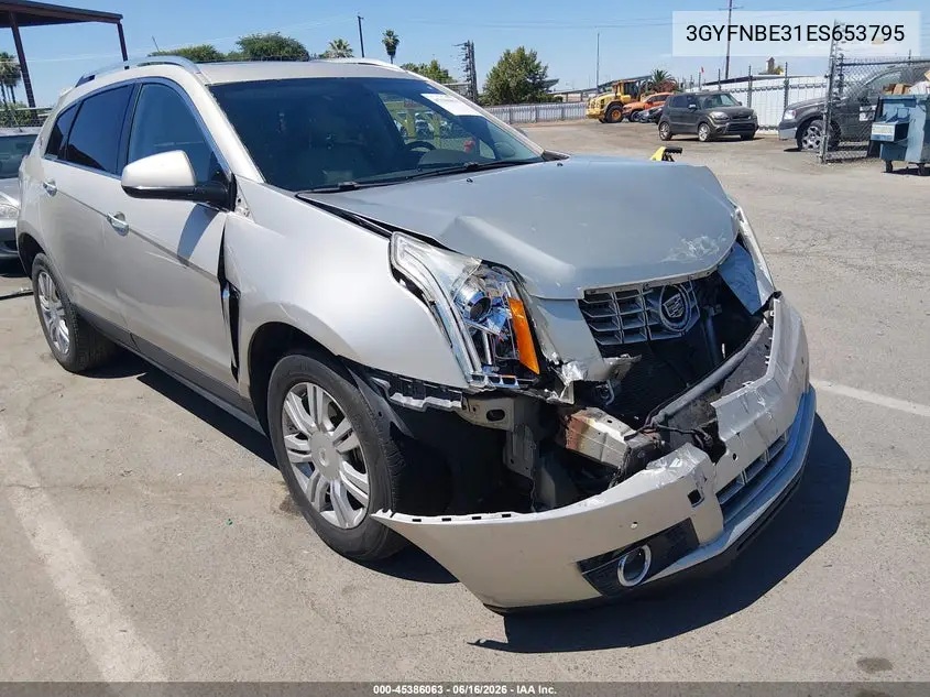 2014 Cadillac Srx Luxury Collection VIN: 3GYFNBE31ES653795 Lot: 45386063