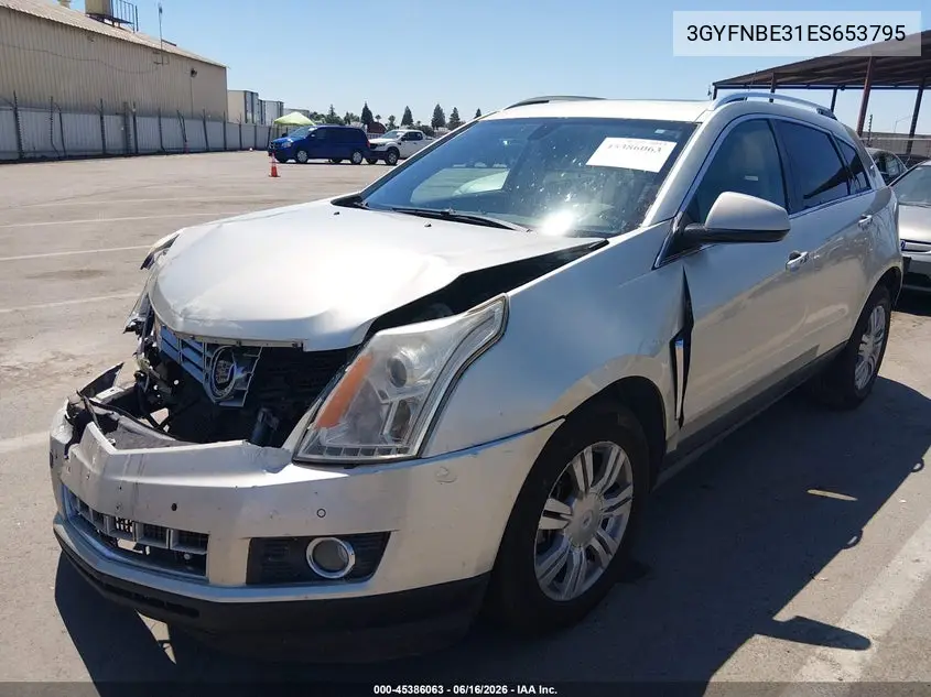 2014 Cadillac Srx Luxury Collection VIN: 3GYFNBE31ES653795 Lot: 45386063