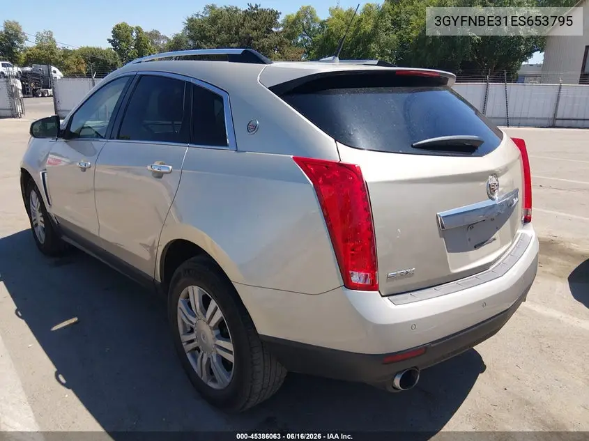 2014 Cadillac Srx Luxury Collection VIN: 3GYFNBE31ES653795 Lot: 45386063