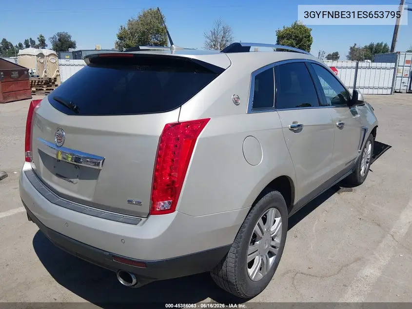 2014 Cadillac Srx Luxury Collection VIN: 3GYFNBE31ES653795 Lot: 45386063