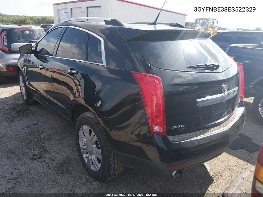 2014 Cadillac Srx Luxury Collection VIN: 3GYFNBE38ES522329 Lot: 45397930