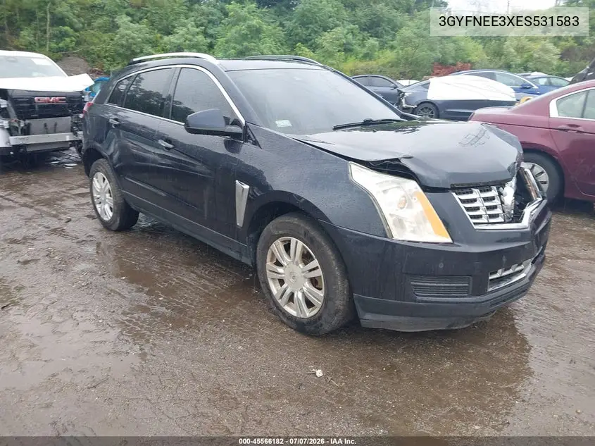 2014 Cadillac Srx Luxury Collection VIN: 3GYFNEE3XES531583 Lot: 45566182