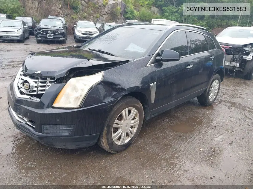 2014 Cadillac Srx Luxury Collection VIN: 3GYFNEE3XES531583 Lot: 45566182