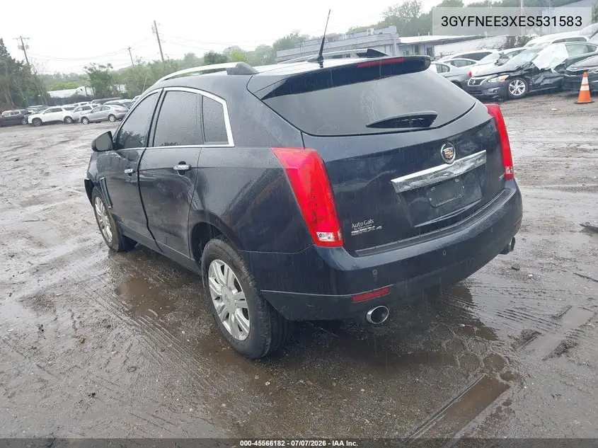 2014 Cadillac Srx Luxury Collection VIN: 3GYFNEE3XES531583 Lot: 45566182