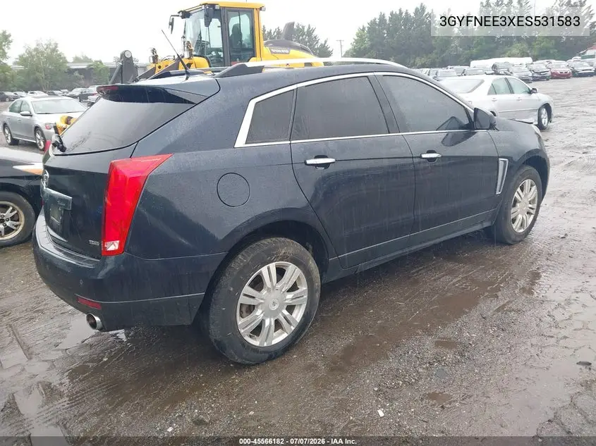 2014 Cadillac Srx Luxury Collection VIN: 3GYFNEE3XES531583 Lot: 45566182