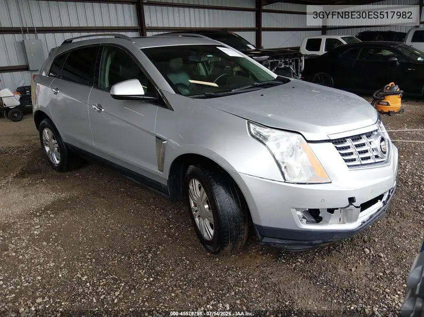 2014 Cadillac Srx Luxury Collection VIN: 3GYFNBE30ES517982 Lot: 45579798