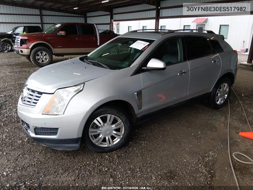 2014 Cadillac Srx Luxury Collection VIN: 3GYFNBE30ES517982 Lot: 45579798