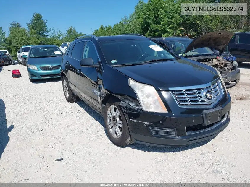 2014 Cadillac Srx Luxury Collection VIN: 3GYFNEE36ES532374 Lot: 45598899