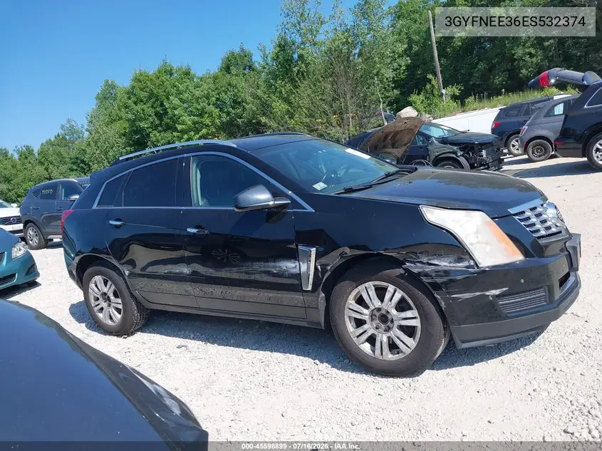 2014 Cadillac Srx Luxury Collection VIN: 3GYFNEE36ES532374 Lot: 45598899