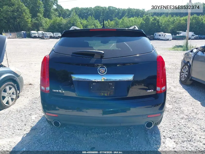 2014 Cadillac Srx Luxury Collection VIN: 3GYFNEE36ES532374 Lot: 45598899