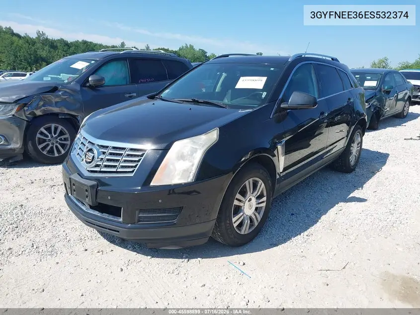 2014 Cadillac Srx Luxury Collection VIN: 3GYFNEE36ES532374 Lot: 45598899