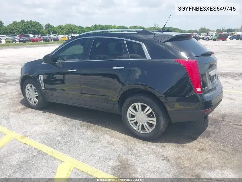 2014 Cadillac Srx Luxury Collection VIN: 3GYFNBE3XES649745 Lot: 45618738