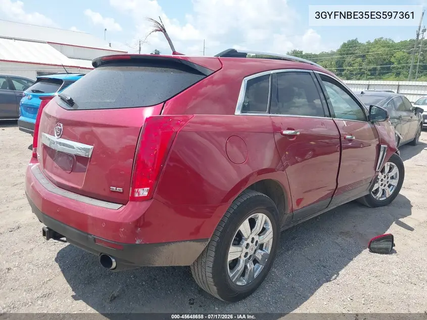 2014 Cadillac Srx Luxury Collection VIN: 3GYFNBE35ES597361 Lot: 45648658