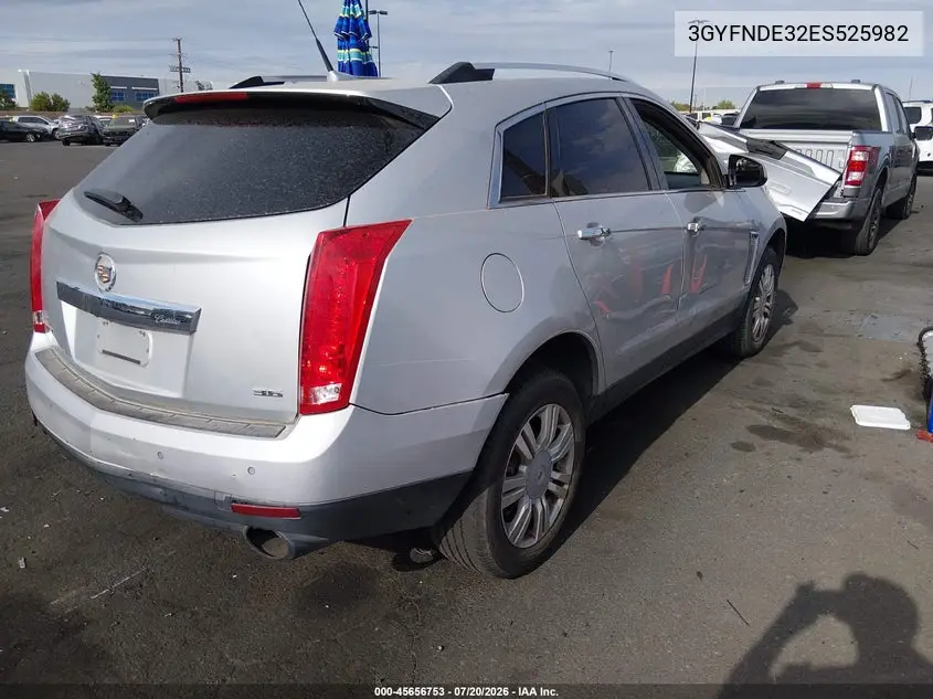 2014 Cadillac Srx Premium Collection VIN: 3GYFNDE32ES525982 Lot: 45656753
