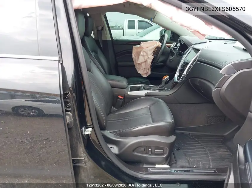 2015 Cadillac Srx V6 4Dr 2Wd VIN: 3GYFNBE3XFS605570 Lot: 12613262X