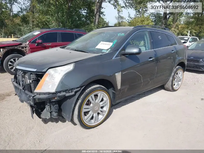 3GYFNAE33FS608692 2015 Cadillac Srx Standard