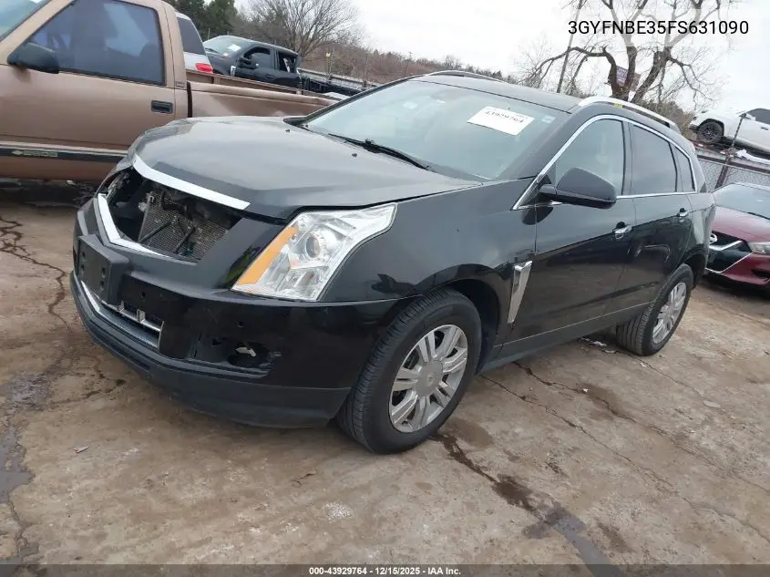 3GYFNBE35FS631090 2015 Cadillac Srx Luxury Collection