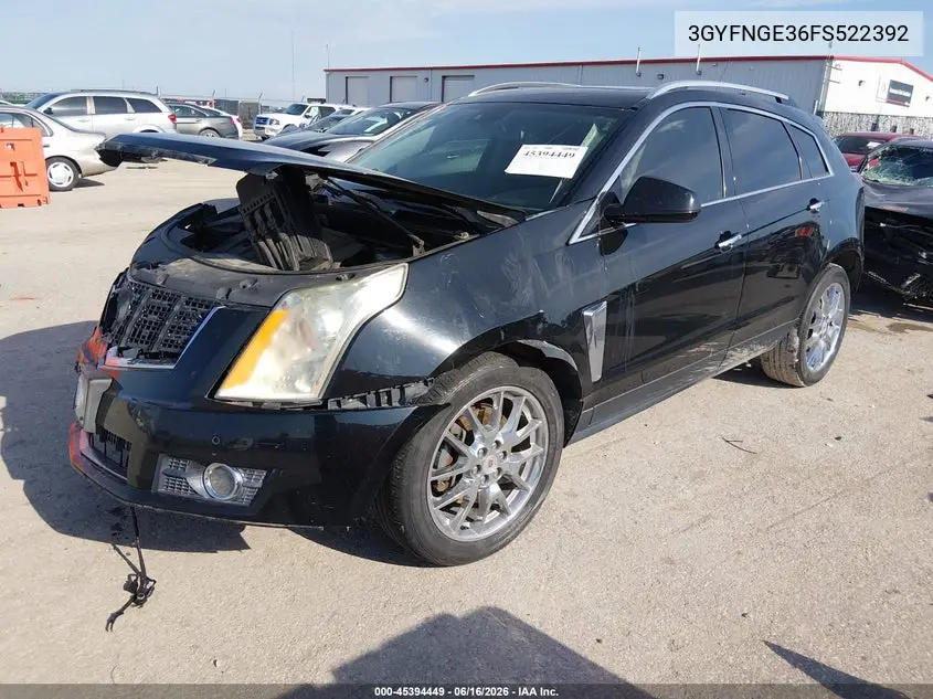 2015 Cadillac Srx Premium Collection VIN: 3GYFNGE36FS522392 Lot: 45394449