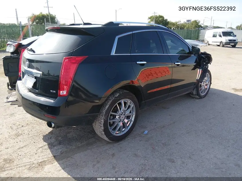 2015 Cadillac Srx Premium Collection VIN: 3GYFNGE36FS522392 Lot: 45394449