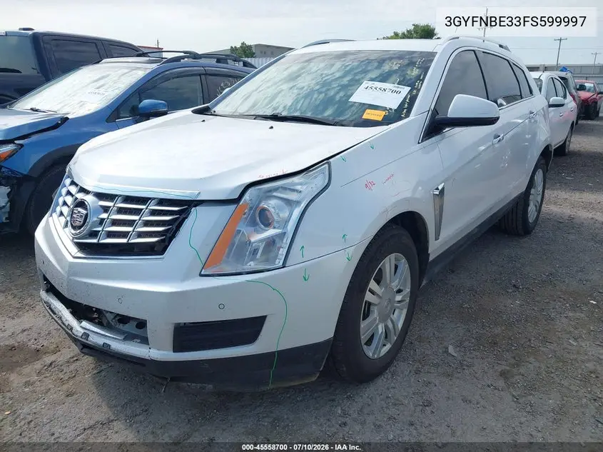 2015 Cadillac Srx Luxury Collection VIN: 3GYFNBE33FS599997 Lot: 45558700