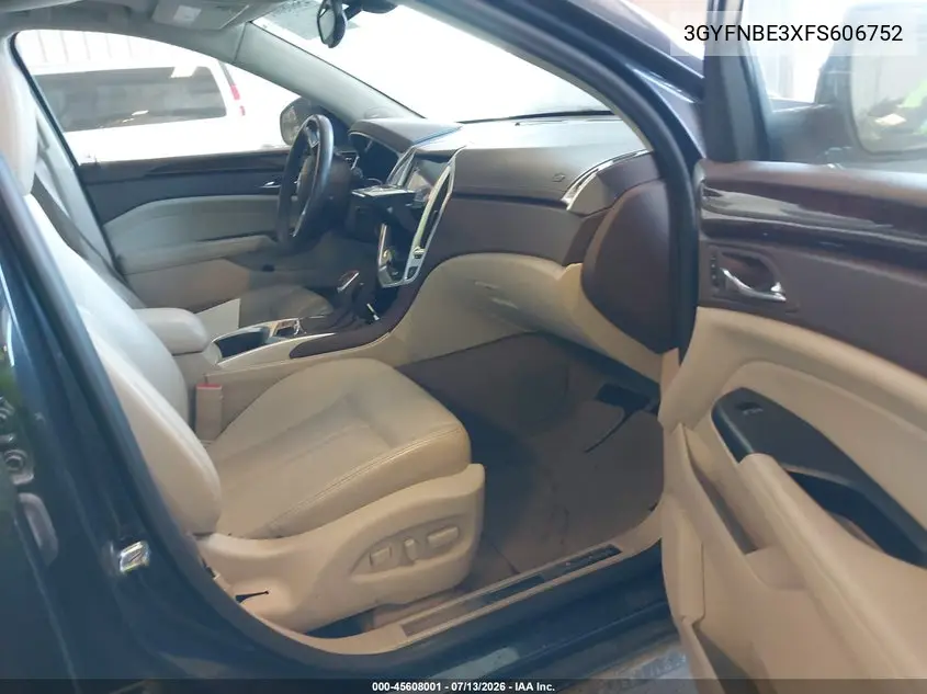 2015 Cadillac Srx Luxury Collection VIN: 3GYFNBE3XFS606752 Lot: 45608001