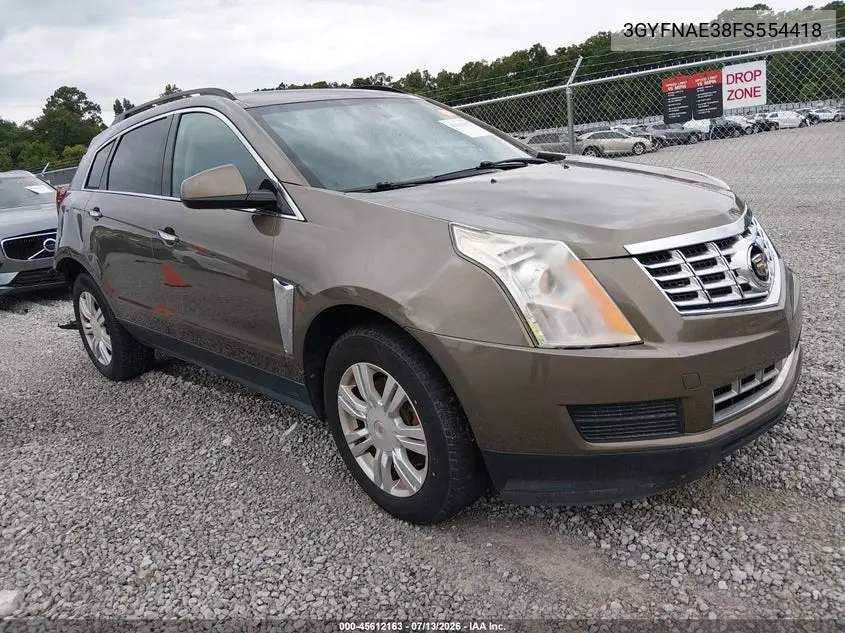 2015 Cadillac Srx Standard VIN: 3GYFNAE38FS554418 Lot: 45612163