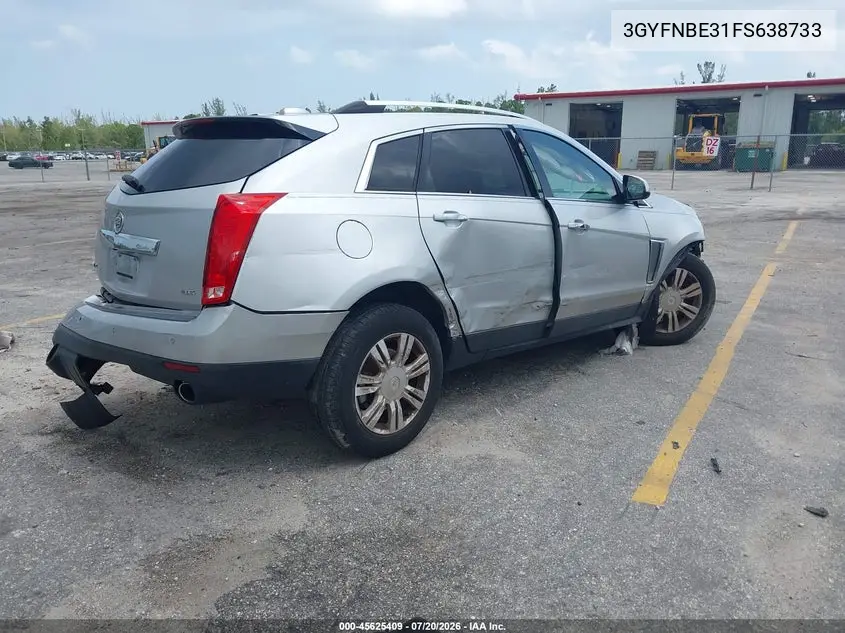 2015 Cadillac Srx Luxury Collection VIN: 3GYFNBE31FS638733 Lot: 45625409
