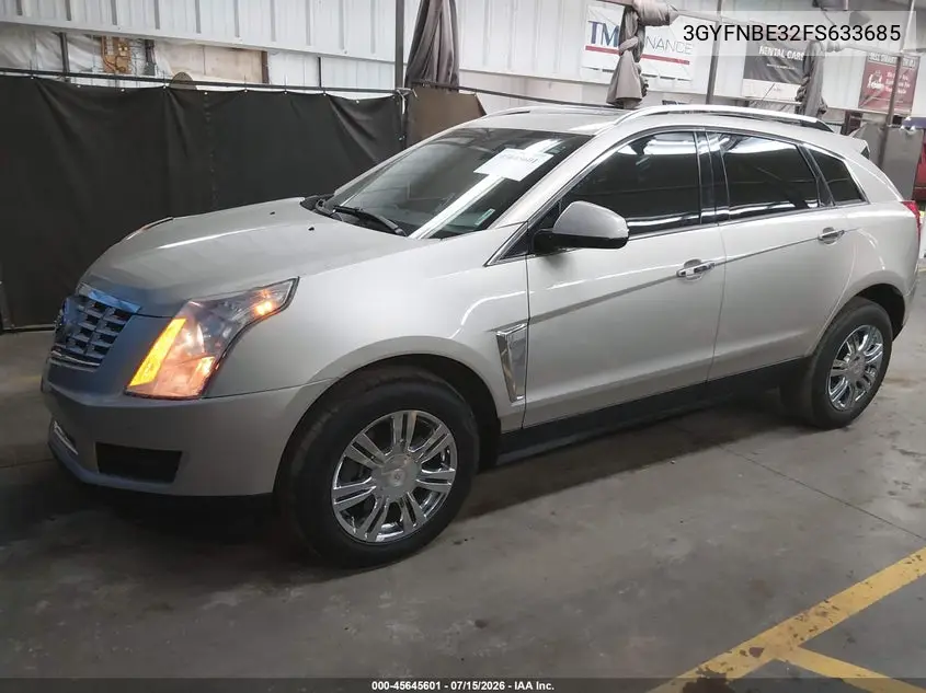 2015 Cadillac Srx Luxury Collection VIN: 3GYFNBE32FS633685 Lot: 45645601