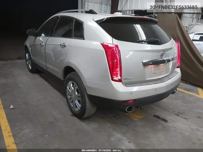 2015 Cadillac Srx Luxury Collection VIN: 3GYFNBE32FS633685 Lot: 45645601